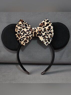 Disney Minnie Animal Print Custom-made Headband Ears